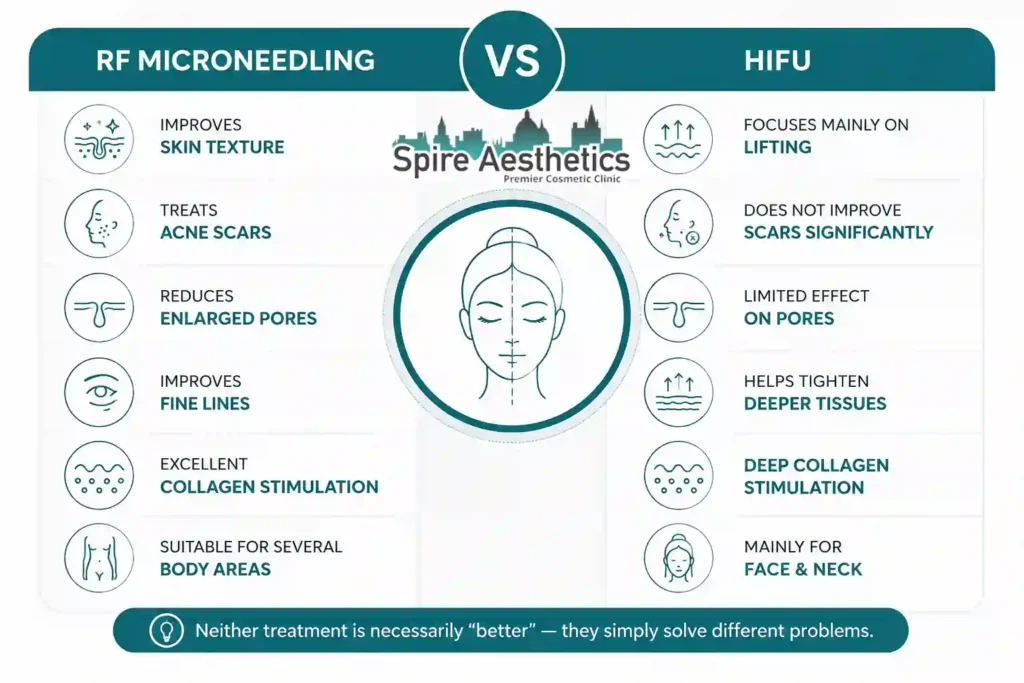 RF Microneedling vs HIFU: Which Treatment Gives Better Results Netherton?